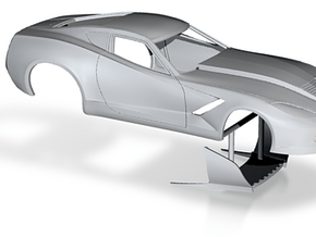 1/24 2014 Pro Mod Corvette No Scoop in Tan Fine Detail Plastic