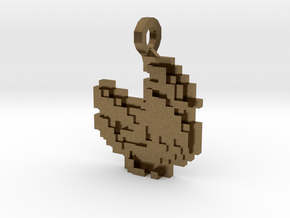 [Stardew Valley] Chicken Charm in Natural Bronze