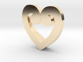 Corazon Mariana in 14k Gold Plated Brass