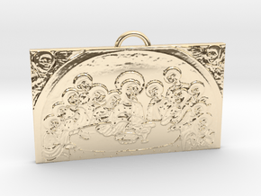 Last Supper Pendant in 14K Yellow Gold