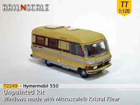 Hymermobil 550 (TT 1:120) in Gray Fine Detail Plastic