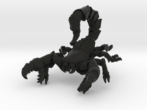 Skorpion 01 in Black Natural Versatile Plastic