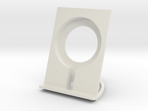 Qi Wireless Charging Stand in White Natural Versatile Plastic