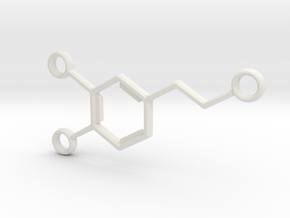 01_Dopamine_Pendant in White Natural Versatile Plastic