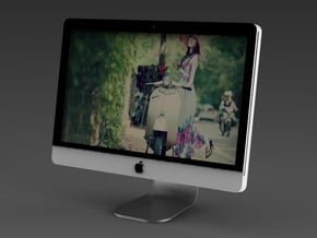 Apple iMac GR - Portrait in White Natural Versatile Plastic