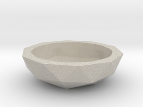 Fruit bowl or Plant pot (19 cm) in Natural Sandstone