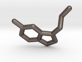 Serotonin in Polished Bronzed Silver Steel