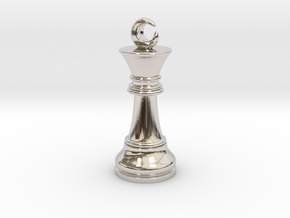 06King3 Small Single in Rhodium Plated Brass