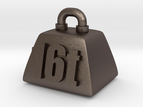 16t Pendant Top (Type-B) in Polished Bronzed Silver Steel