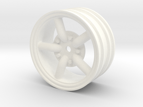 Mach 5 1.9 wheel with 12mm hex +3mm offset in White Processed Versatile Plastic