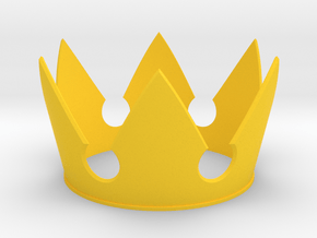Kingdom Hearts inspired Sora's Crown Cosplay in Yellow Processed Versatile Plastic