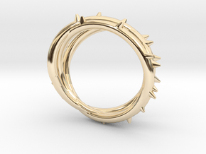 Rose Thorn Ring - Sz.10 in 14K Yellow Gold