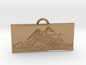 Giza Pendant in Polished Brass