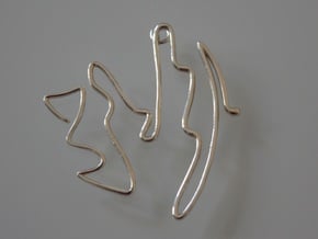 curve in Polished Silver