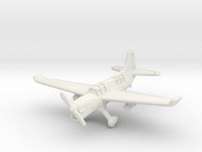 Curtiss SO3C Seamew (with landing gear) 6mm 1/285 in White Natural Versatile Plastic