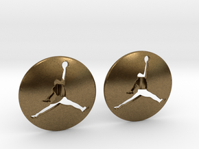 Jumpman Cufflinks v3 in Natural Bronze