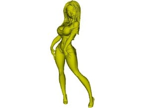 650mm scale striptease sexy girl figure in White Natural Versatile Plastic
