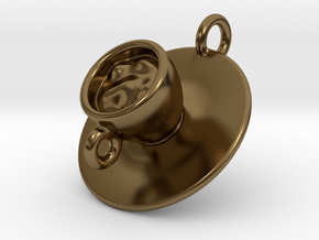 Cup Of Coffee in Polished Bronze