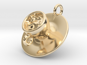 Cup Of Coffee in 14K Yellow Gold