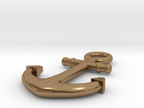 Anchor in Natural Brass