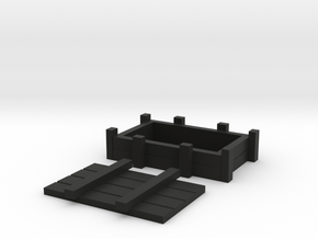 GI Crate For Shapeways in Black Natural Versatile Plastic