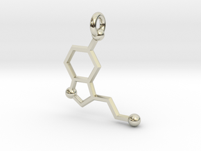 Serotonin in 14k White Gold