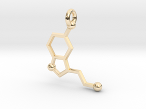 Serotonin in 14k Gold Plated Brass