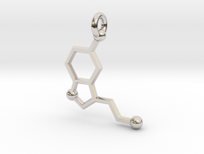 Serotonin in Rhodium Plated Brass