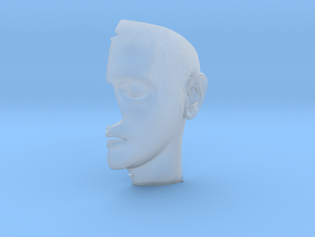 Subject 3f | Left Face in Tan Fine Detail Plastic