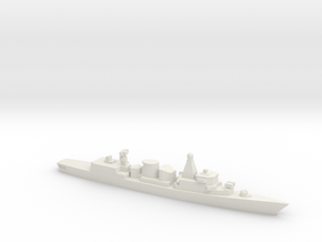 Kortenaer-class frigate, 1/1800 in White Natural Versatile Plastic
