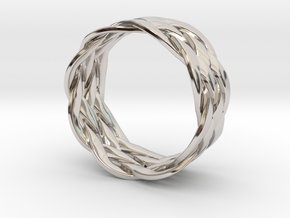 Turkshead Ring - size 9.5 in Platinum
