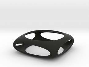 Bangle Box (size XS) in Black Natural Versatile Plastic