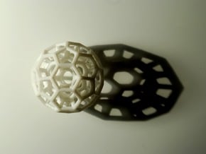 Ball Print in White Natural Versatile Plastic