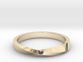 Mobius Ring II (Size 6) in 14K Yellow Gold