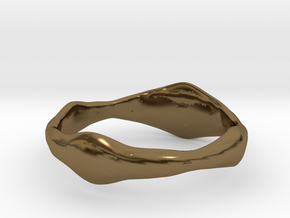 Dog Ring in Polished Bronze
