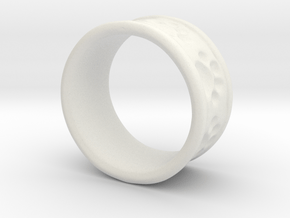 Dog Ring2 in White Natural Versatile Plastic
