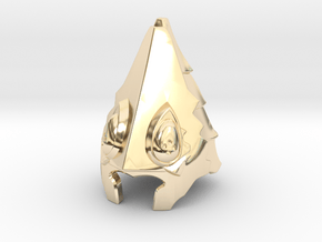 Usurper Helmet II in 14k Gold Plated Brass