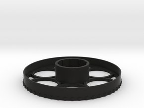 Mueller 8-32 Scope Wheel 125mm in Black Natural Versatile Plastic