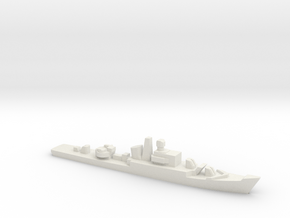 Riga-class frigate, 1/1800 in White Natural Versatile Plastic