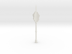 Straight Gaffi Stick in White Natural Versatile Plastic
