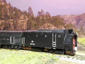 SP Rotary Snow Plow in N Scale in Smooth Fine Detail Plastic