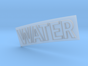 WATER in Smooth Fine Detail Plastic