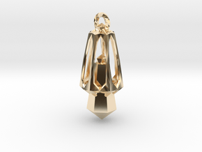 CrystalMind - Metallic Crystal in 14k Gold Plated Brass