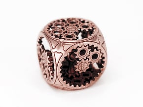 Gears Delirium I - D6 in Polished Bronze