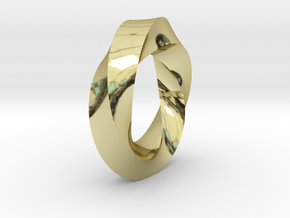 Mobius Strip in 18K Gold Plated
