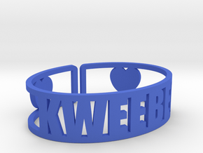 Kweebec Cuff in Blue Processed Versatile Plastic