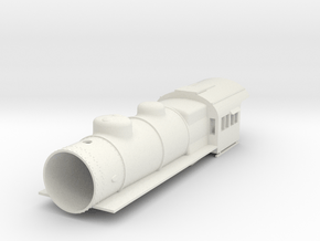 PRR E6 S Scale Basic, Empty Smokebox in White Natural Versatile Plastic