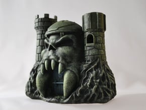 Castle Grayskull (with working jawbridge) 3,6" in Basic Nylon Plastic