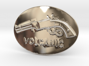 Volcanic Belt Buckle in Platinum