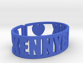 Kennybrook Cuff in Blue Processed Versatile Plastic